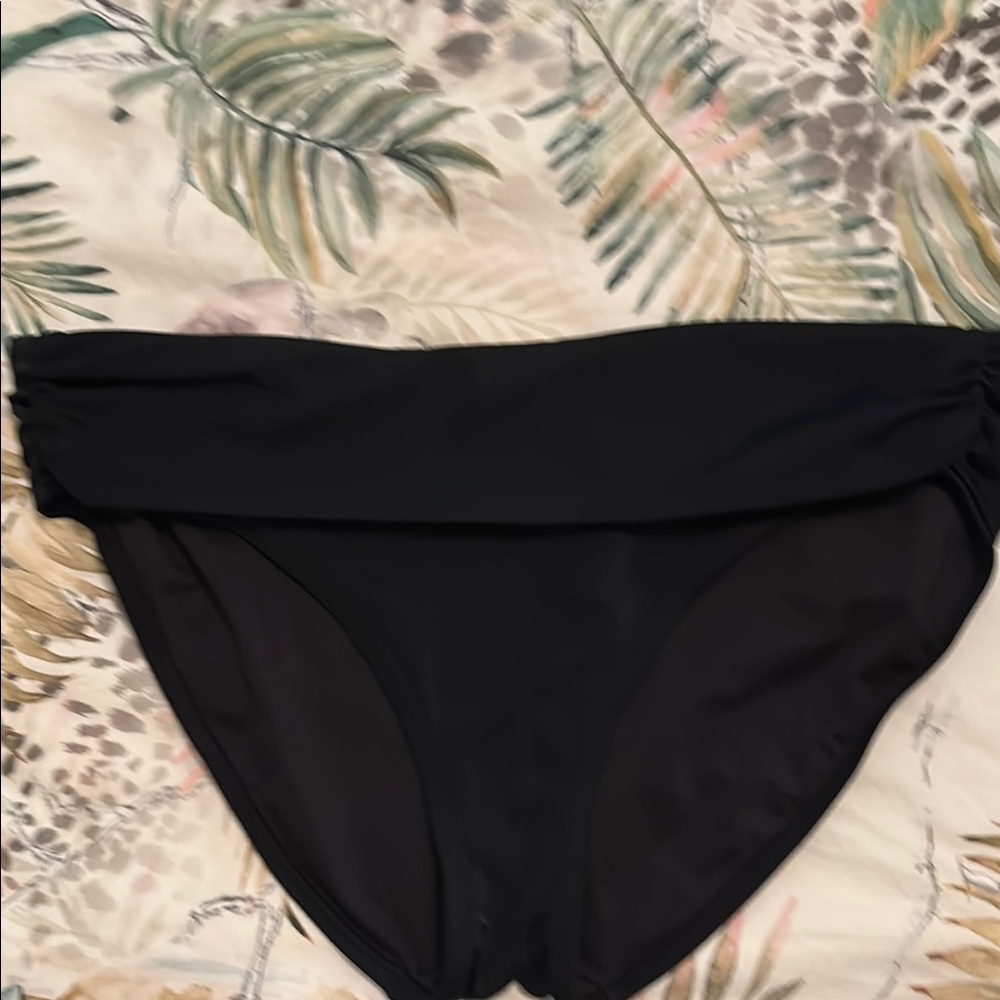 Tropical Escape Black Bikini Swimwear